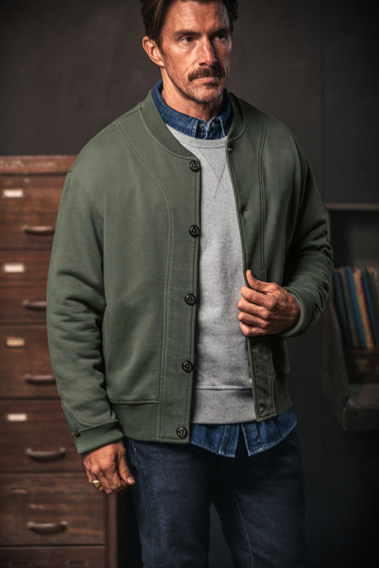 Malone Bomber Sweat Green