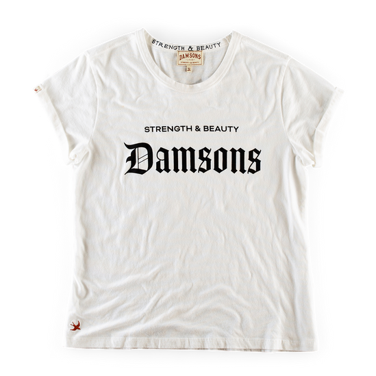 Damsons Herald T-Shirt White