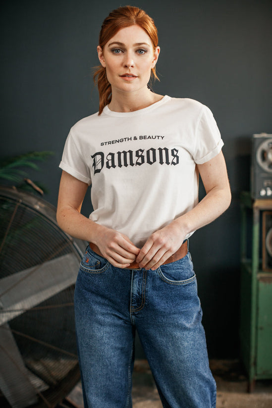 Damsons Herald T-Shirt White