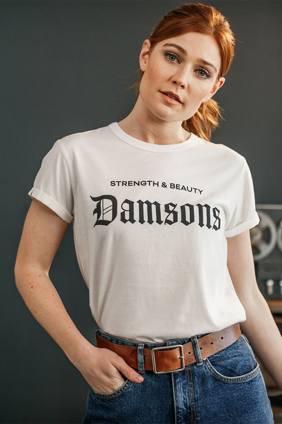Damsons Herald T-Shirt White