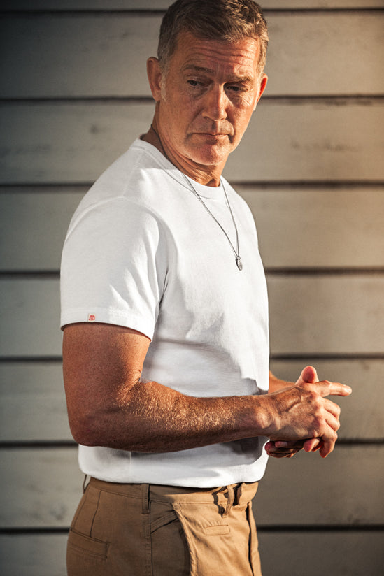 McQueen Jake Crisp White T-Shirt