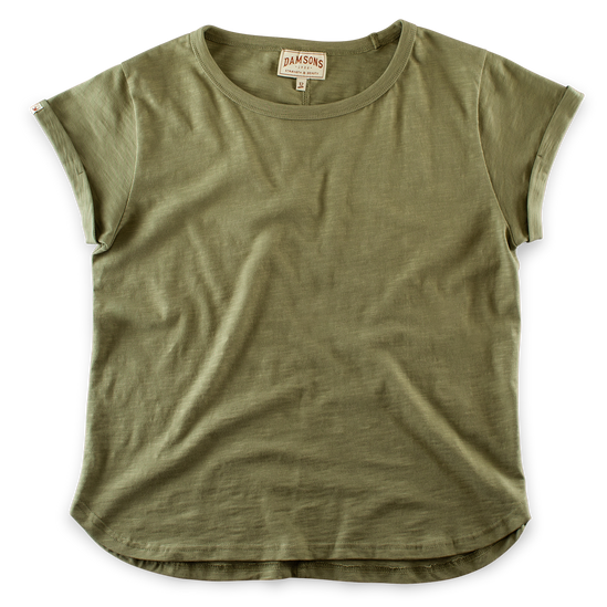 Damsons Rock T-Shirt Army Green