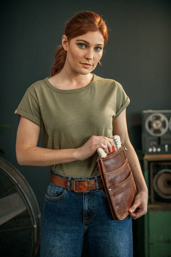 Damsons Rock T-Shirt Army Green