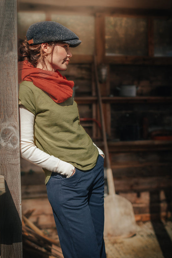 Damsons Rock T-Shirt Army Green