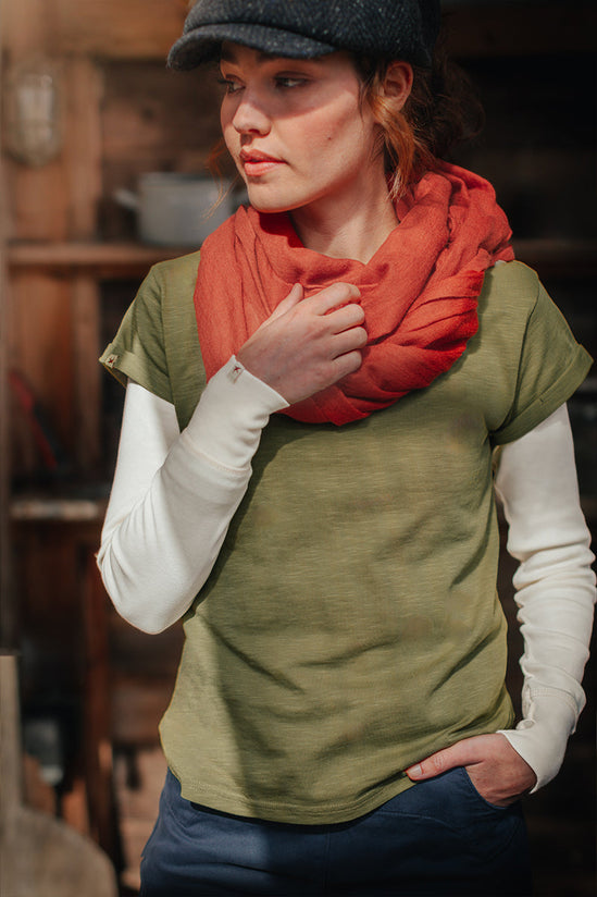 Damsons Rock T-Shirt Army Green