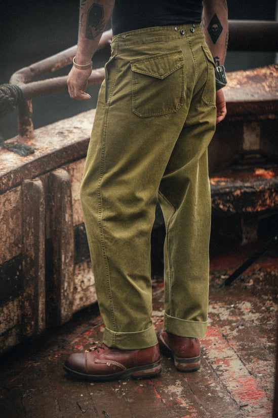 Station Trousers Olive Green