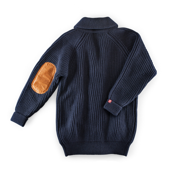 Pioneer British Wool Cardigan Navy