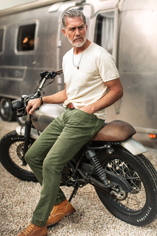 Brandon Overdyed Jean Army Green