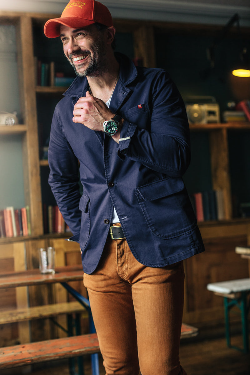 &SONS Hemingway Suit Jacket Midnight Blue | Men's Suit Jackets | &SONS