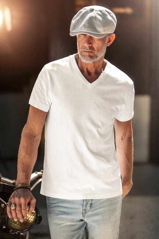 McQueen Linen Baker Boy Hat Natural
