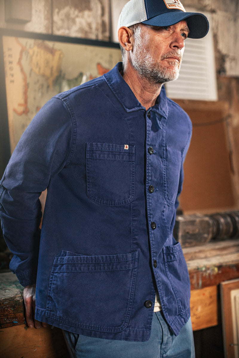 Hirst Chore Jacket Navy | Mens Chore Jacket | &SONS