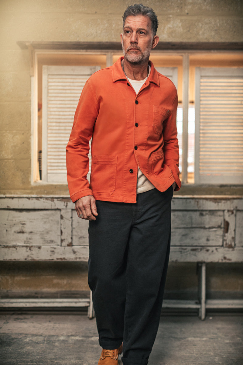 Red Bolt Chore Jacket