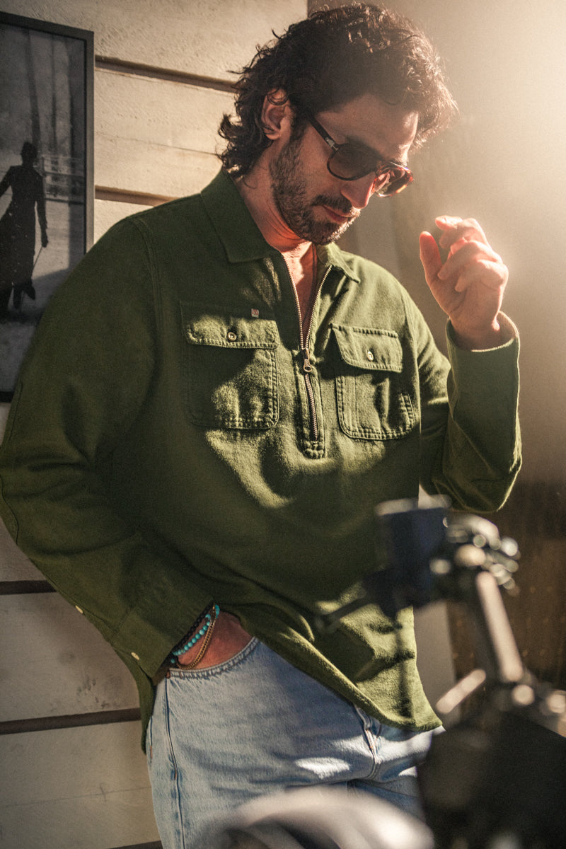 McQueen Capa Shirt Green