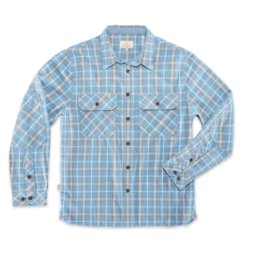 【MYNE】CHECK SHRT/BLUE McQueen Stockman Shirt Blue Check | Men's Shirts | &SONS