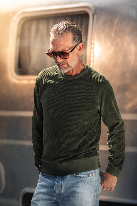 Masset Corduroy Sweatshirt Green