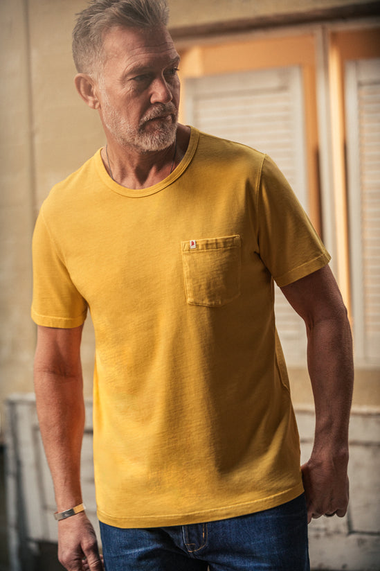 Boxer Pocket T-Shirt Yellow