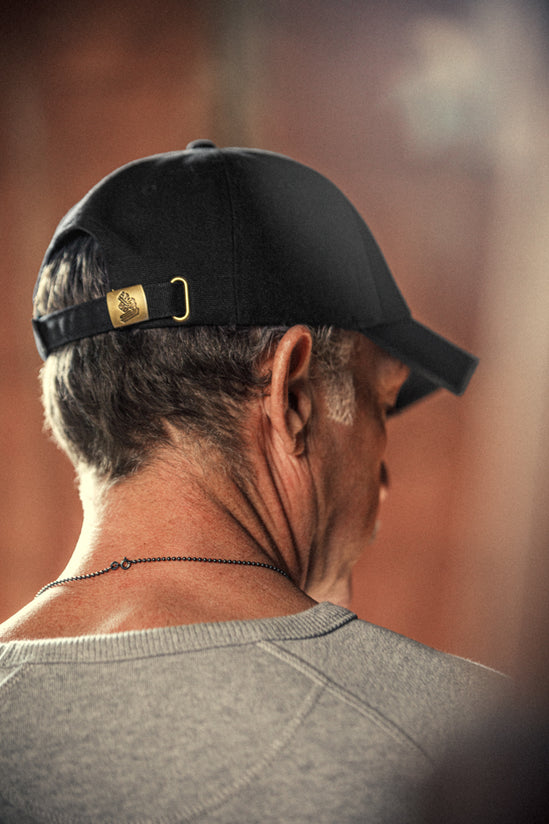 Track and Field Baseball Cap Black