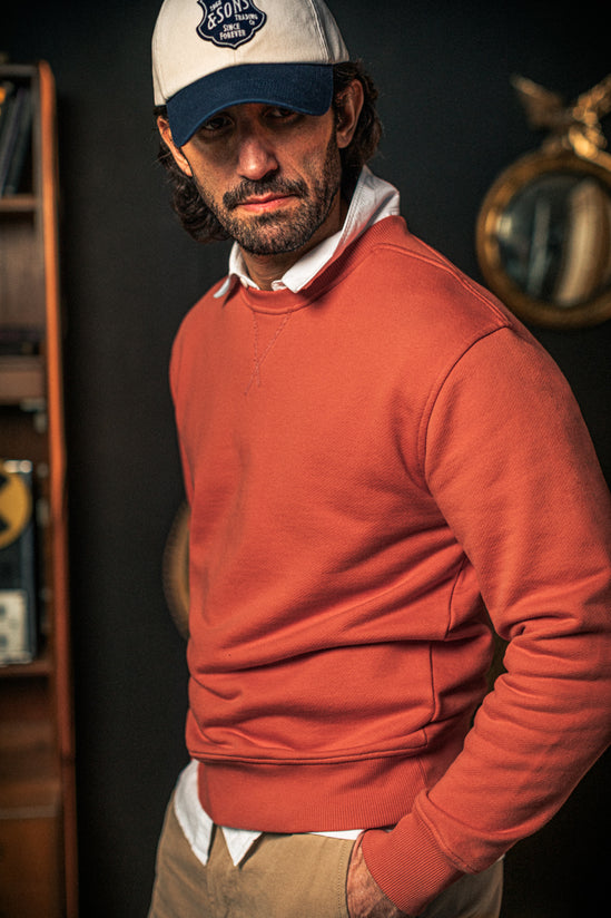 Rosso Back Yoke Sweatshirt Red