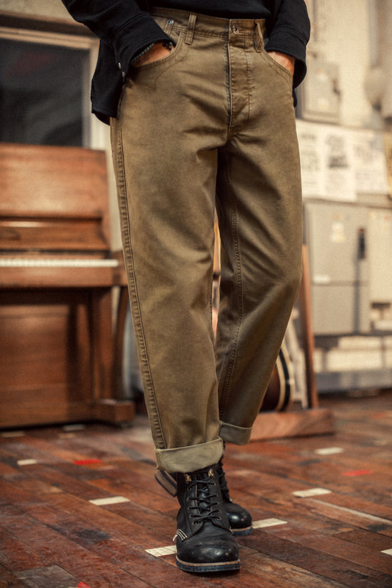 Oker Five Pocket Trousers Tan