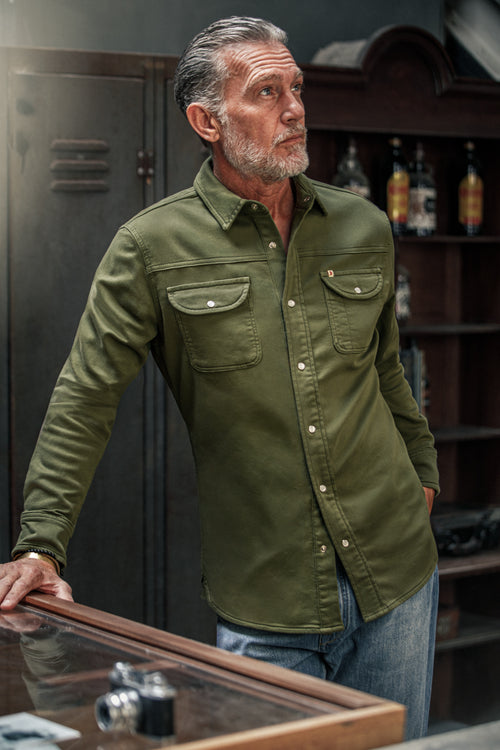 &SONS | Men's Sunday Shirt Army Green