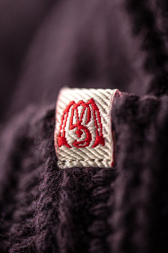 McQueen Max Knitted Cardigan Maroon