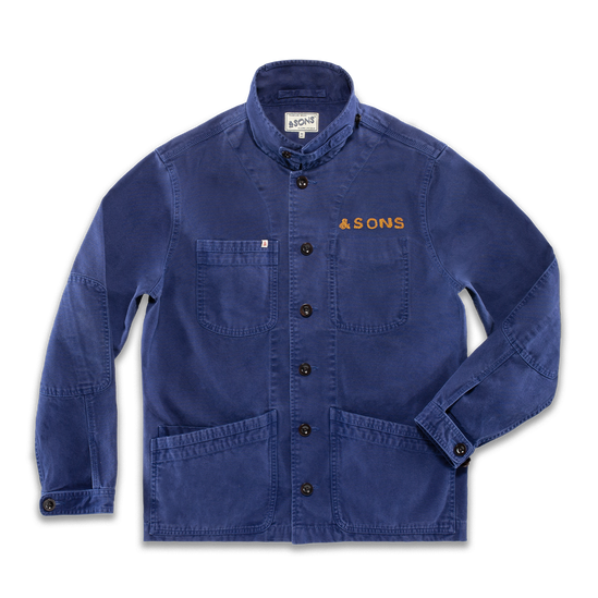 Editions Embroidery Hirst Chore Jacket Navy