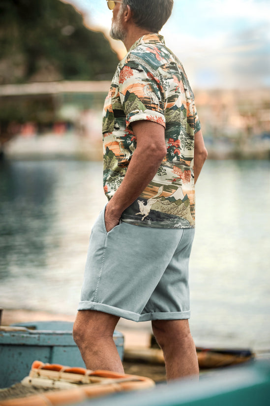 Orta Bermuda Shorts Blue