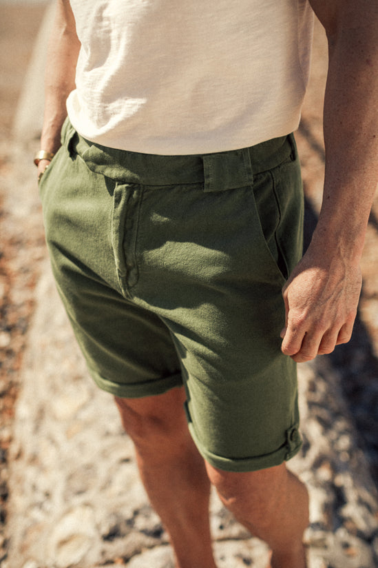 Virgil Chino Shorts Army Green
