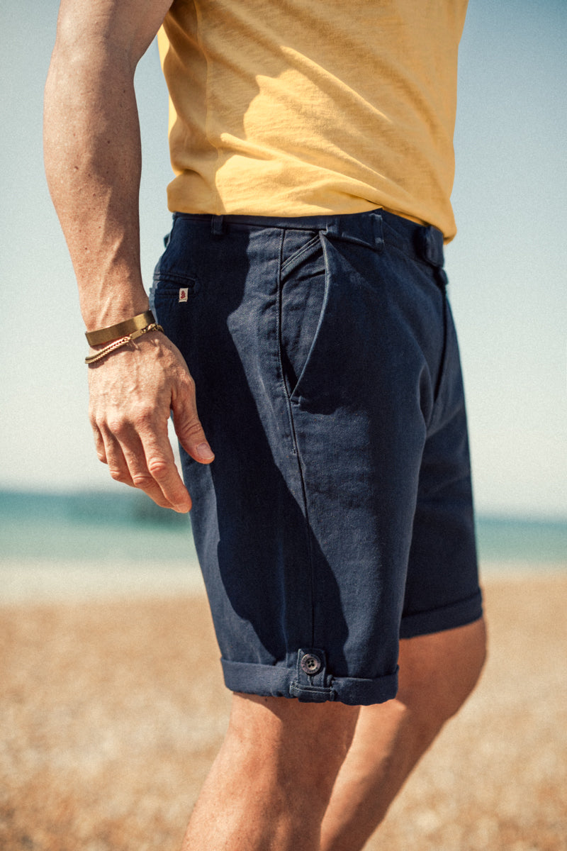 Virgil Chino Shorts Navy | Mens Chino Shorts | &SONS