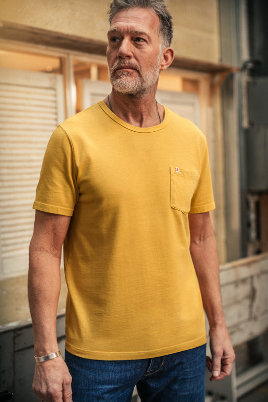 Boxer Pocket T-Shirt Yellow