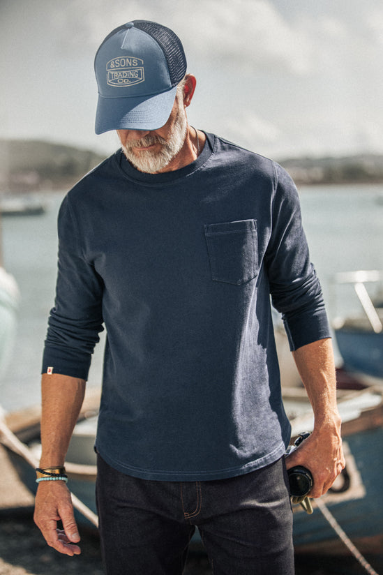 Weldon Longsleeve Top Navy