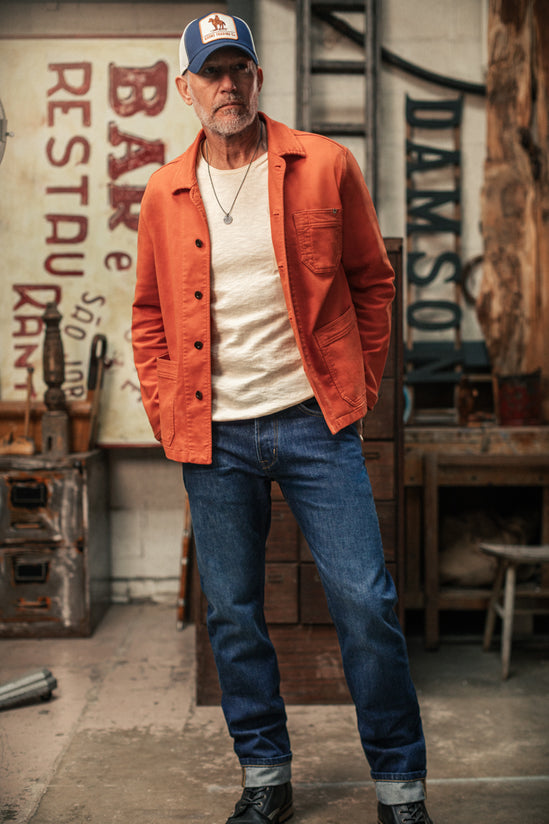 Red Bolt Chore Jacket