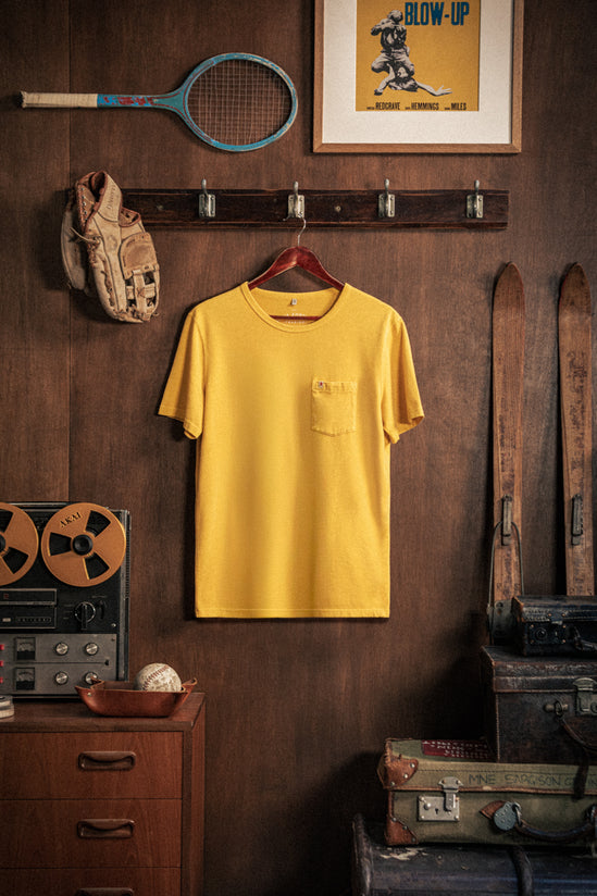 Boxer Pocket T-Shirt Yellow
