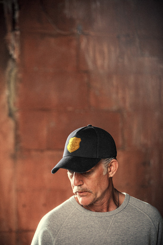 Track and Field Baseball Cap Black