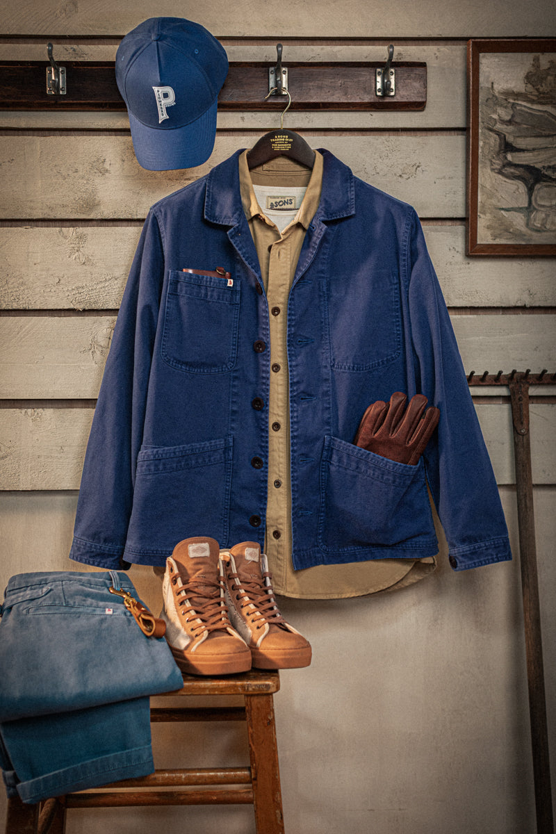 Hirst Chore Jacket Navy | Mens Chore Jacket | &SONS