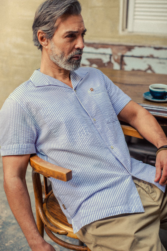 Loreto Shirt White/Blue