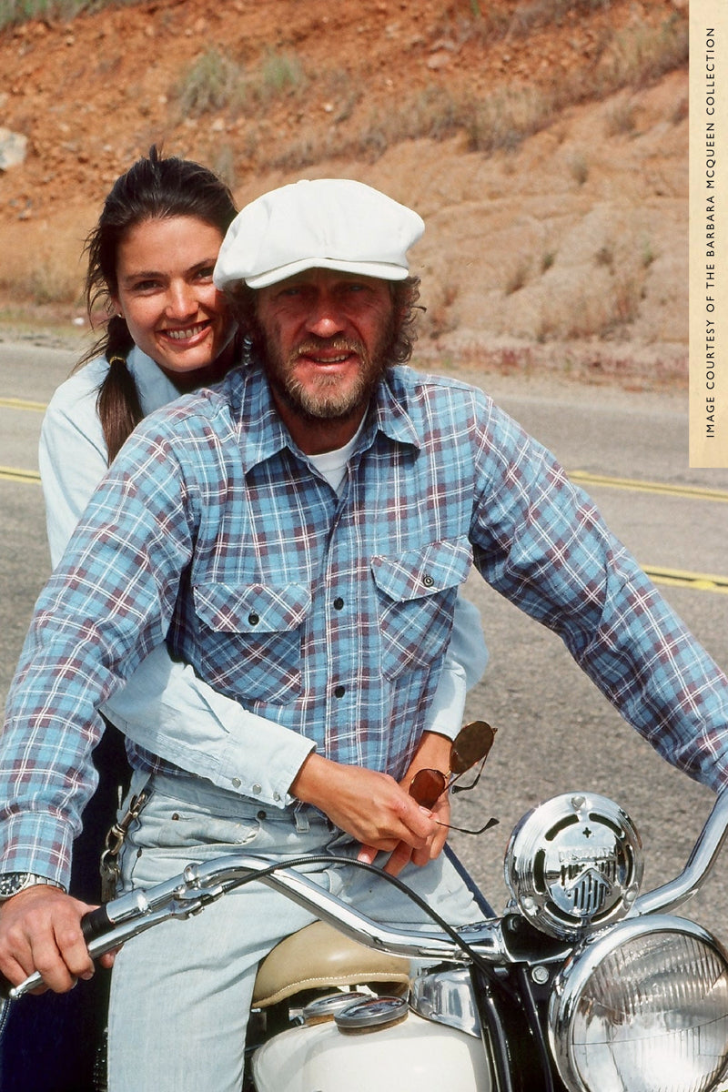 McQueen Stockman Shirt Blue Check | Men's Shirts | &SONS
