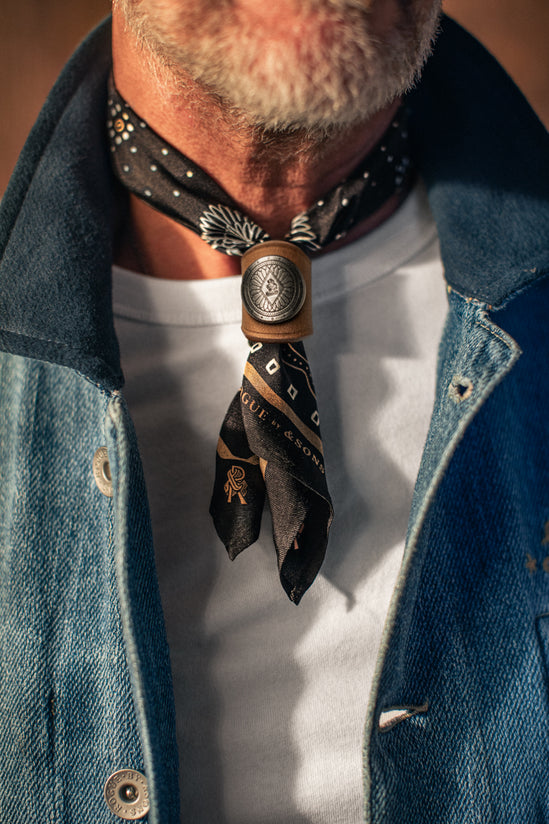 ROGUE Silk Bandana & Leather Toggle Set