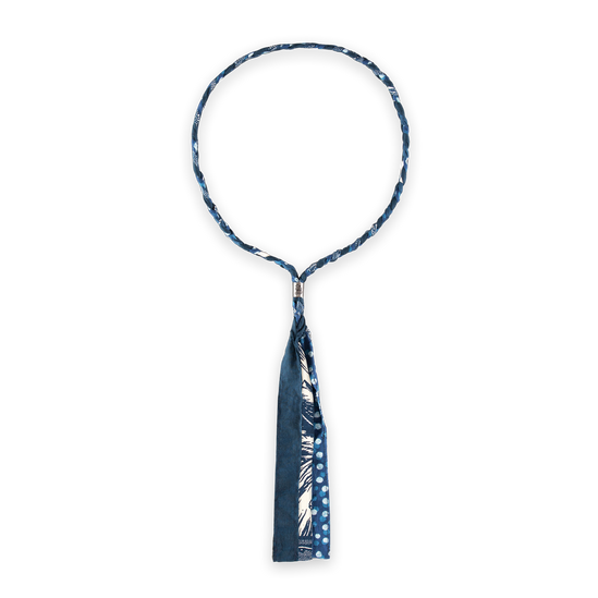 &SONS Buta Braided Bandana Blue