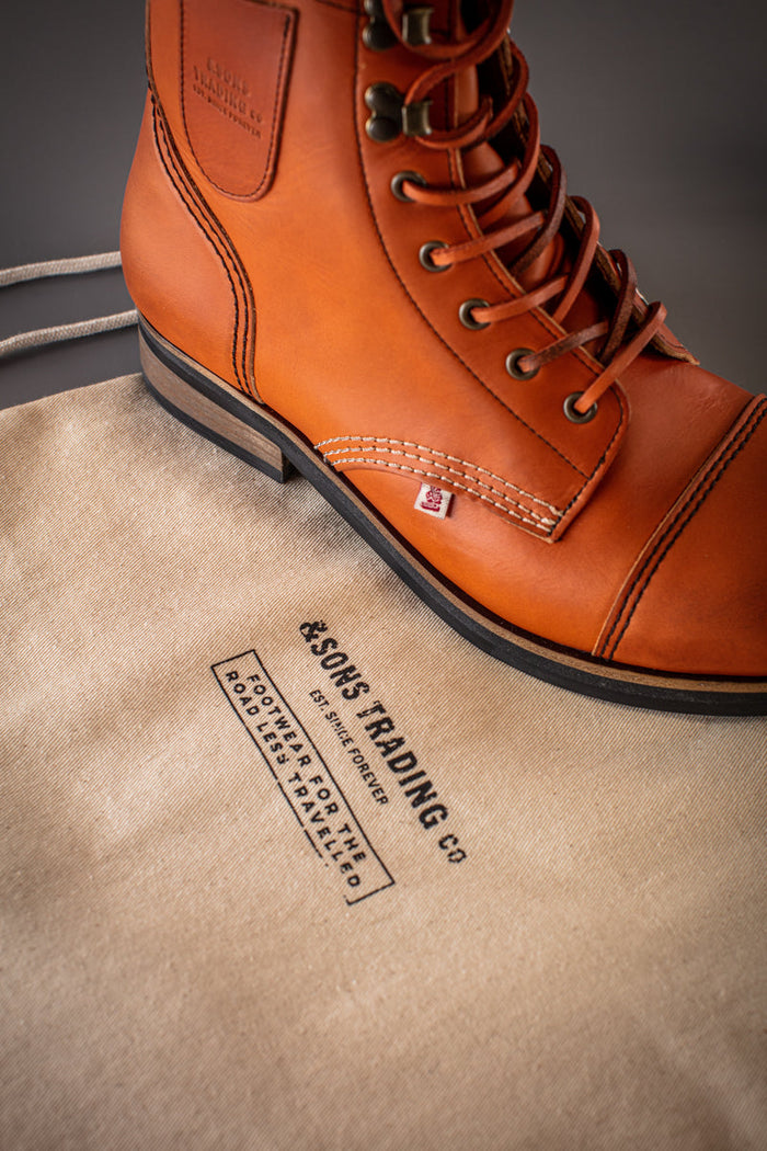 &SONS The Drover Boot Tan – www.andsons.us