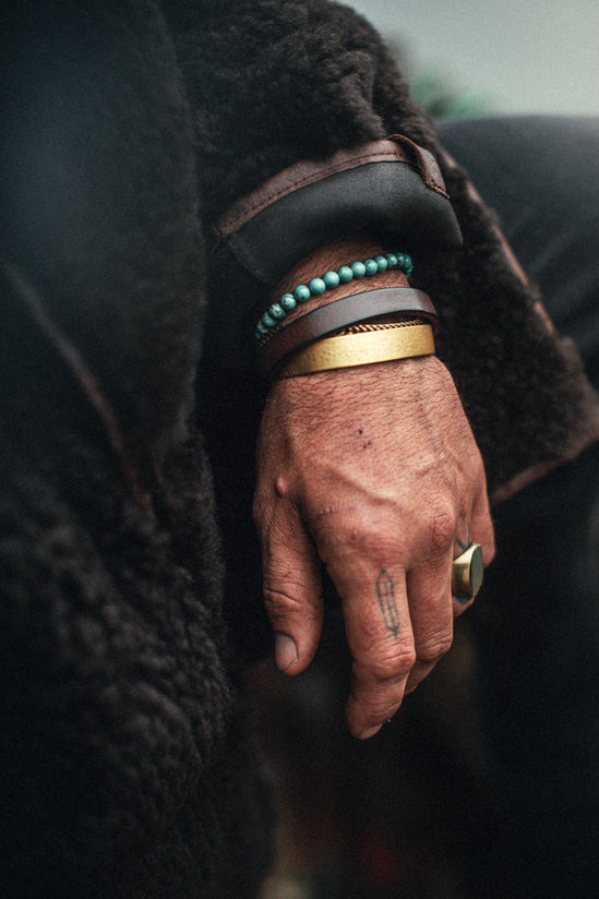 Smith Leather Bracelet Brown