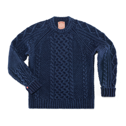 Bergman Indigo Cable Knit