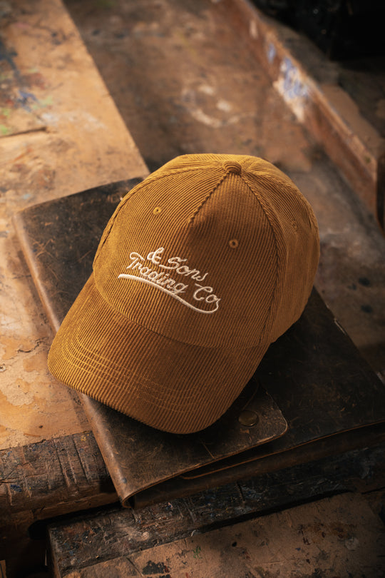 Script Cord Cap Tan