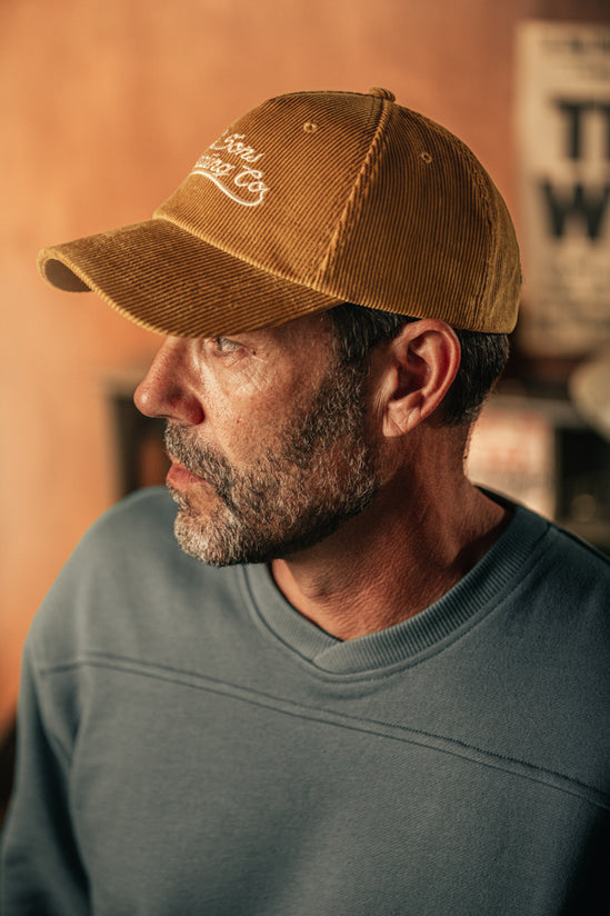 Script Cord Cap Tan