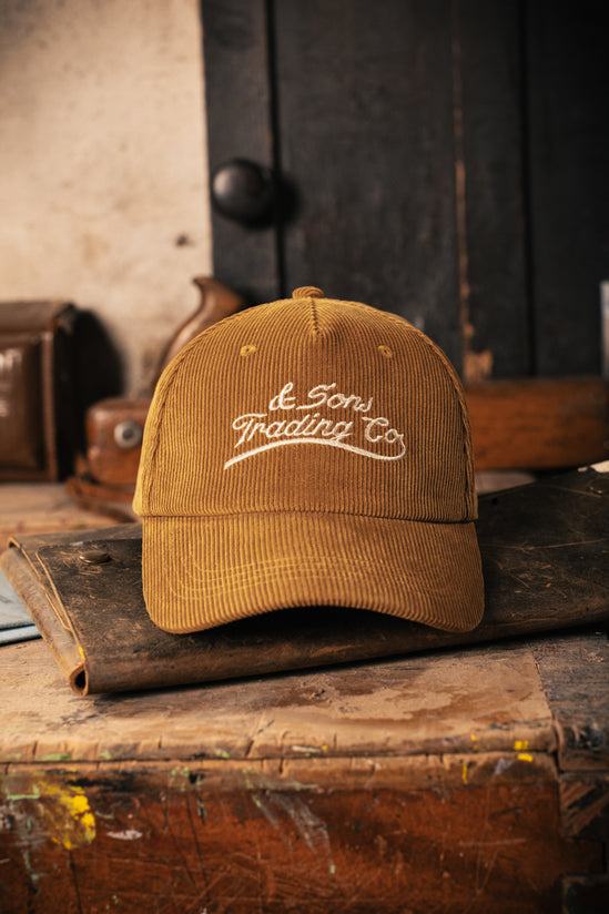 Script Cord Cap Tan