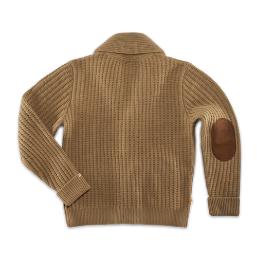 McQueen Lombard Shawl Collar Cardigan Tan | Men's Cardigan | &SONS