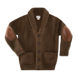 Pioneer British Wool Cardigan Brown