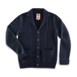 Saint Collar Cardigan Navy
