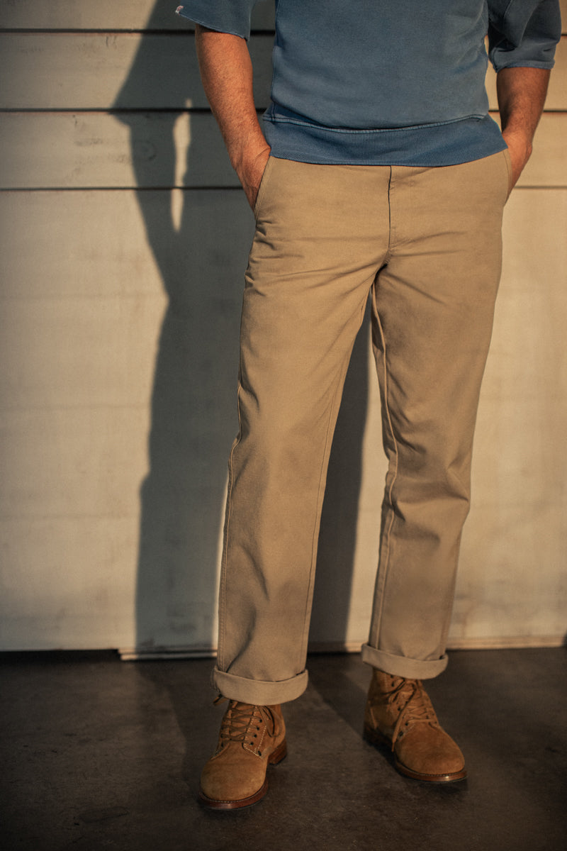Real McQueen ベージュ チノパン 34 McQueen 17 Chino Tan