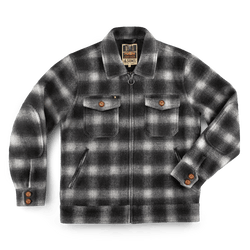 &SONS Cab Coat Grey Check